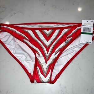Michael Kors Geranium Swim Suit Bottoms - Large